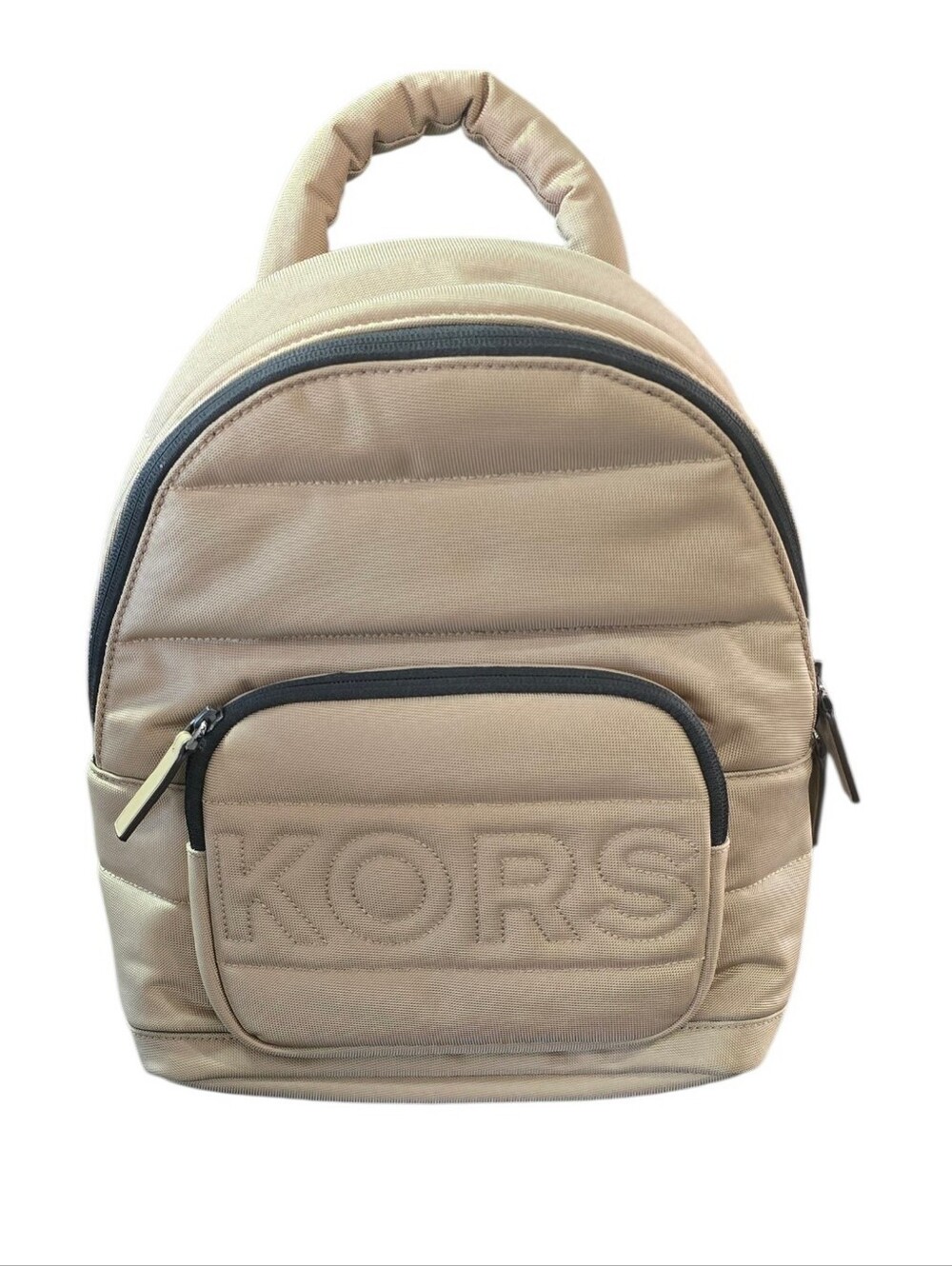 Michael Kors Taupe Quilted Mini Backpack